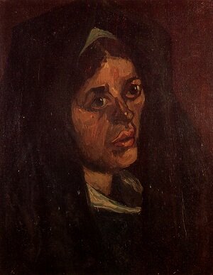 Винсент Виллем Ван Гог Антверпен Нюэнен, Портрет крестьянки в зеленой шали